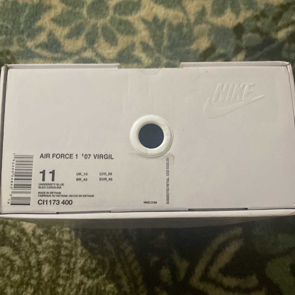 Nike Men’s Air Force “off white “ Virgil 07’